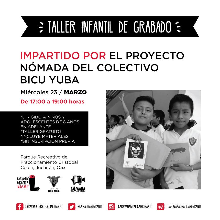 Llega Caravana Gráfica del Migrante al Istmo de Tehuantepec