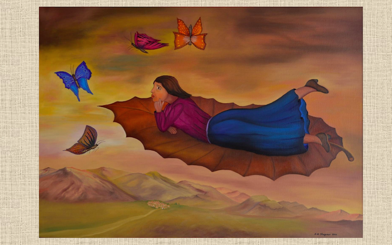  Inauguran exposición pictórica con Guelaguetza por la no violencia contra la mujer 