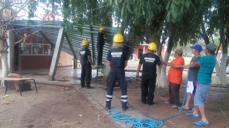 Caída de árboles, falla de luz eléctrica y viviendas afectadas saldo de tromba en el Istmo