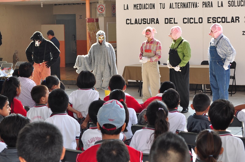 Llega a más de 8 mil niños y maestros jornada para prevenir casos de bullying