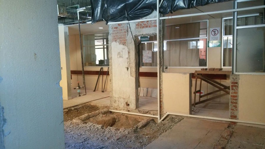 Cerrado a la consulta externa, hospital de Ixtepec