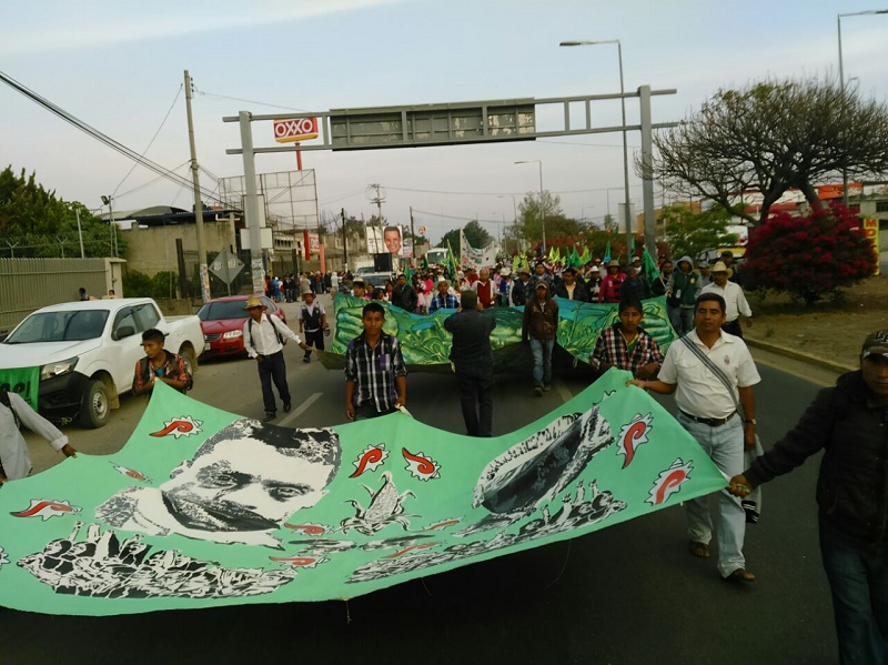 Con marcha conmemoran aniversario luctuoso de Emiliano Zapata