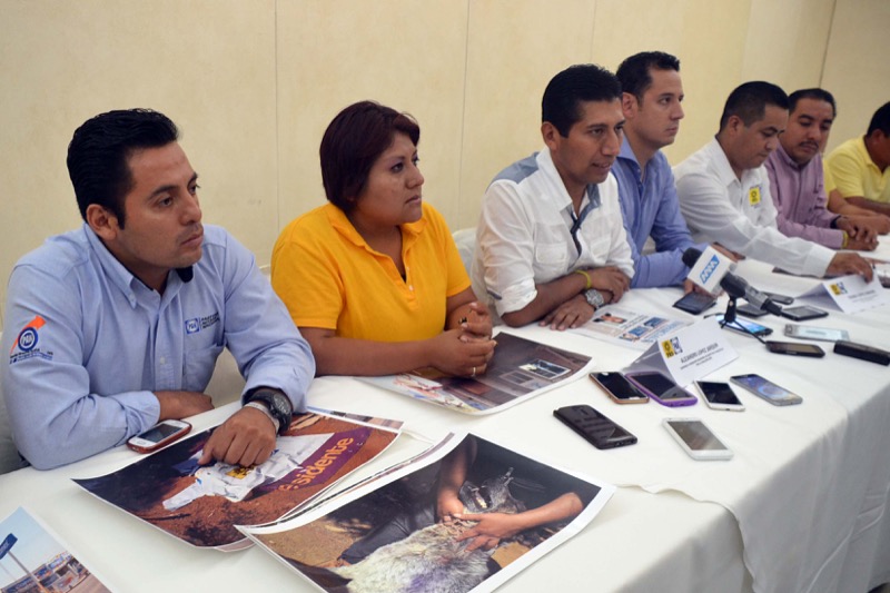 Denuncian destrucción de propaganda de candidatos  del PRD en Xoxocotlán, acusan a PRI y a edil