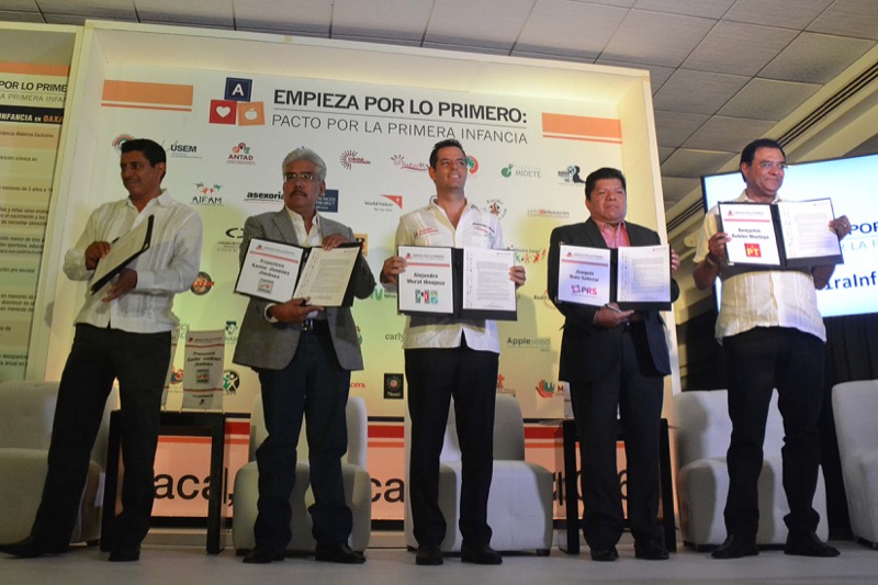 5 de 7 candidatos firman acuerdo «Empieza por lo primero: Pacto por la Primera Infancia»