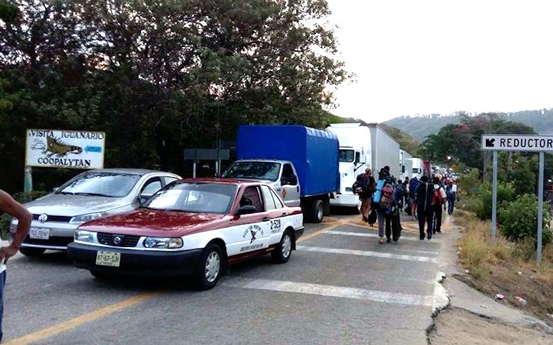 Por falta de agua durante ocho meses, fue el bloqueo en Copalita