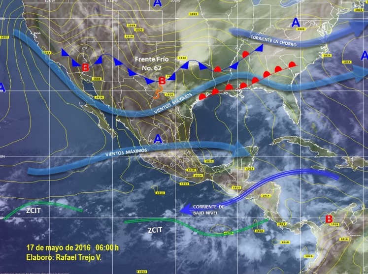 Prevén potencial de lluvias fuertes en Oaxaca