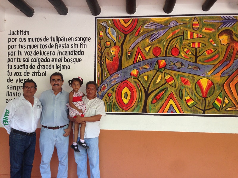 Inauguran mural conmemorativo al XXVI edición del festival del río
