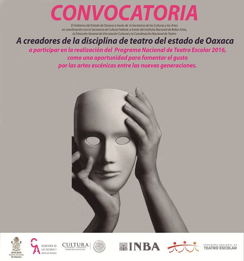 Convocan a Programa Nacional de Teatro Escolar 2016