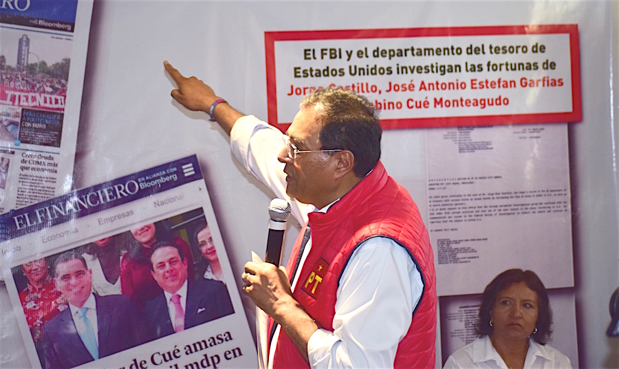 Por recibir financiamiento ilícito, Benjamín Robles denuncia a los candidatos de CREO