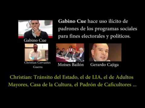 Gabino Cué utiliza padrones de programas para maniobrar y hacer que “muertos voten”
