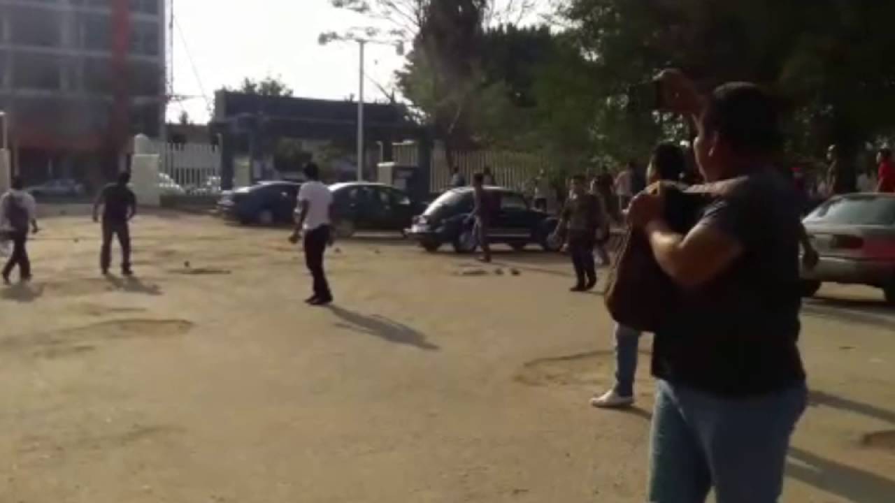 Mira el enfrentamiento en la #UABJO al término de la elección del Rector