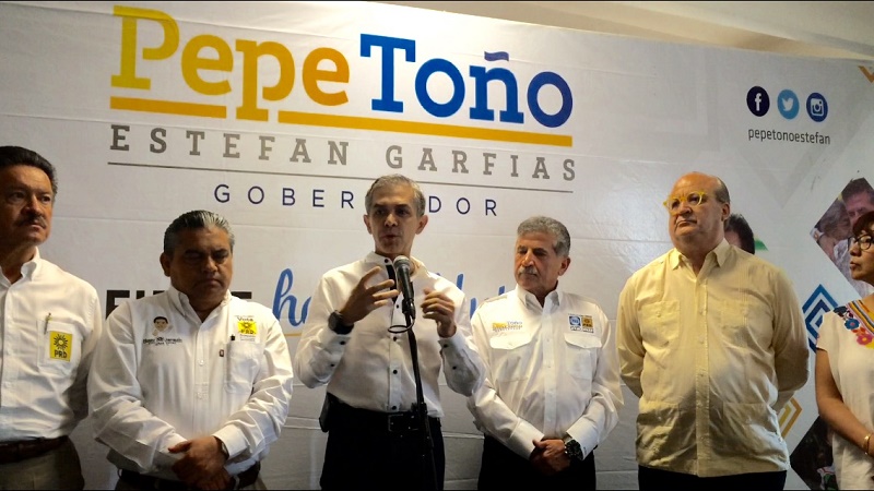 Pepe Toño y Murat en la recta final a la gubernatura, afirma Mancera