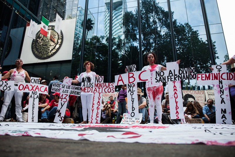Justicia por Ayotzinapa y Nochixtlán une reclamo multitudinario