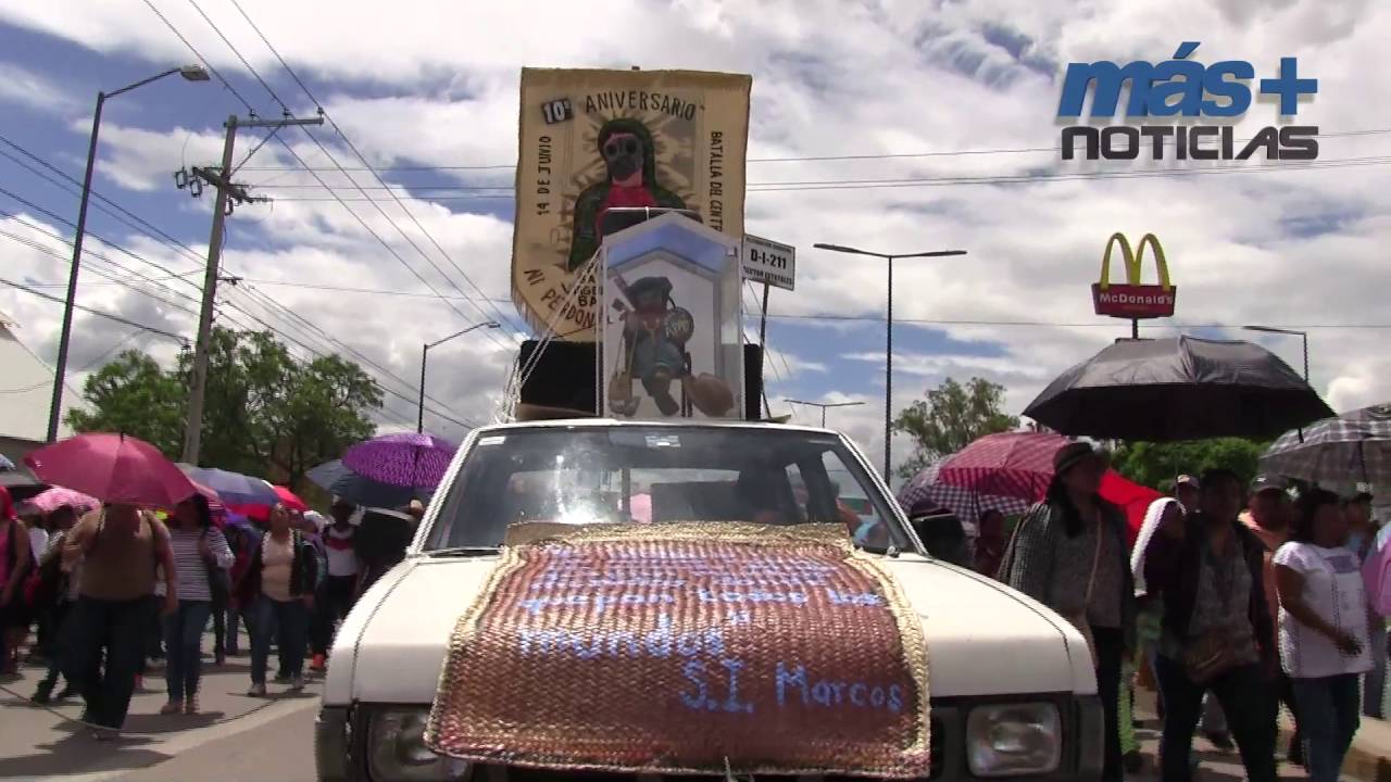 Ve la marcha magisterial para recordar el desalojo fallido del 14 de junio de 2006