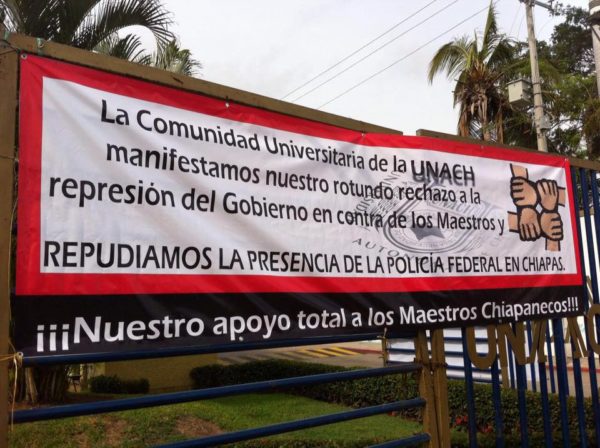 Piden al Consejo de la UNACH se pronuncie por el diálogo entre CNTE y magisterio