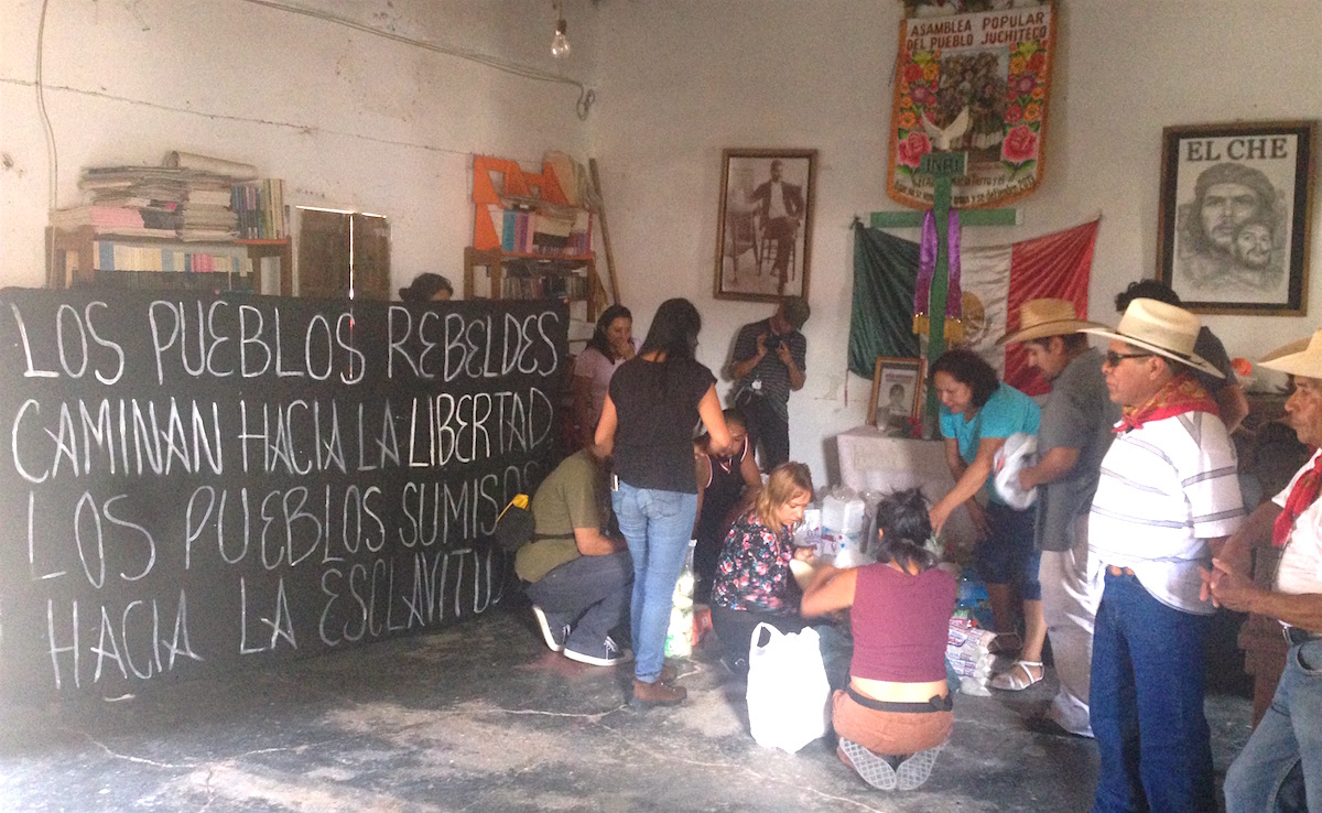 Llegó al Istmo de Tehuantepec caravana solidaria por la libertad y autonomía México-Juchitán