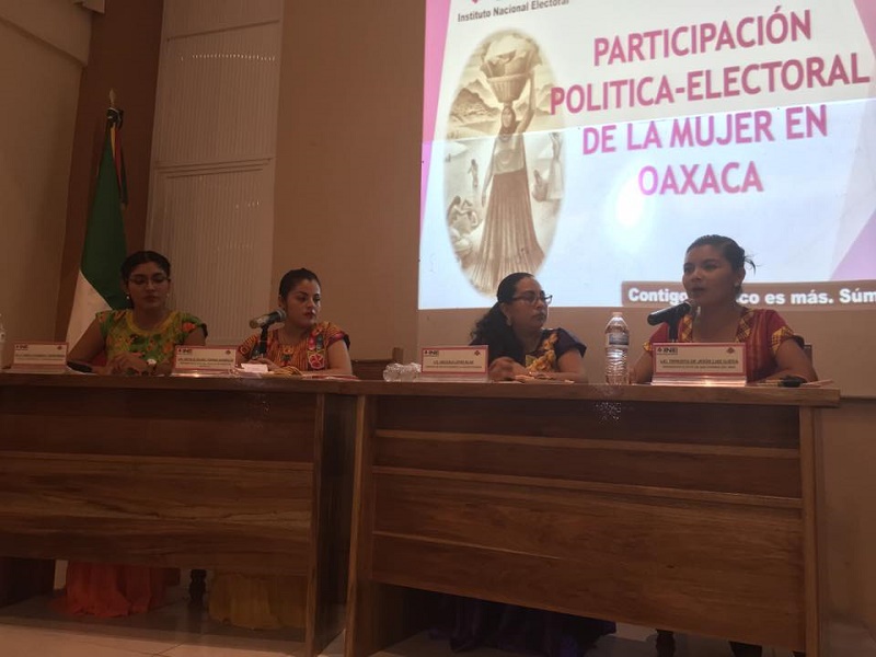 Mujeres indígenas participaron en foro convocado por INE