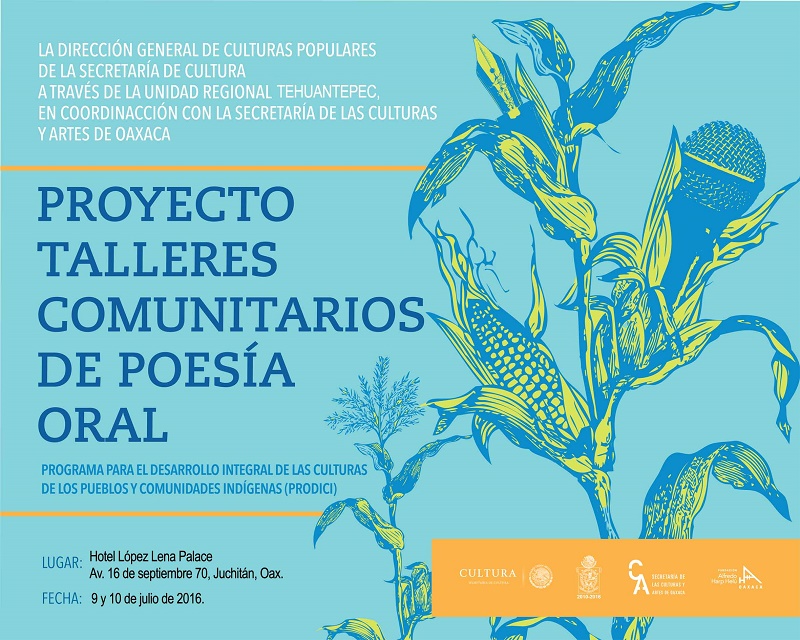 Imparten taller de Poesía Comunitaria en regiones de Oaxaca