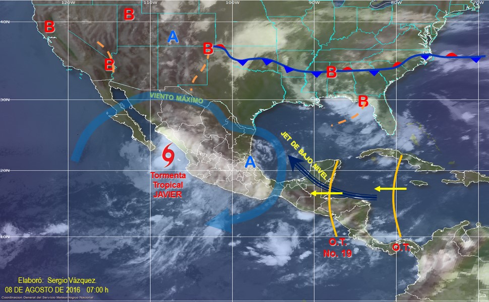 Prevén potencial de tormentas puntuales fuertes en Oaxaca