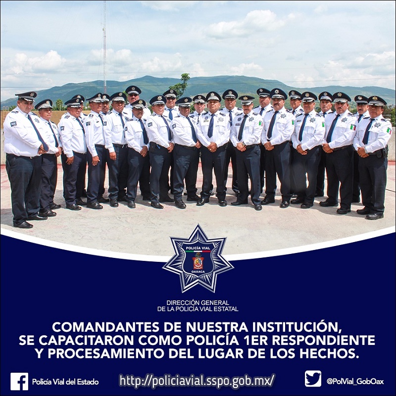 Policía Vial Estatal, capacitada al 100 por ciento en materia de primer respondiente: SSPO