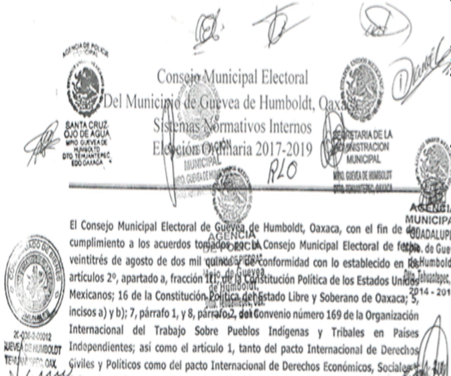 Denuncian irregularidades en próximas elecciones de Guevea de Humboldt