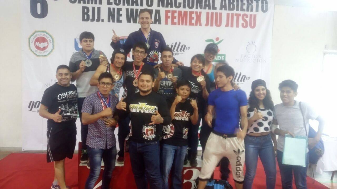 Triunfan atletas de Oaxaca en torneo nacional de Jiu Jitsu