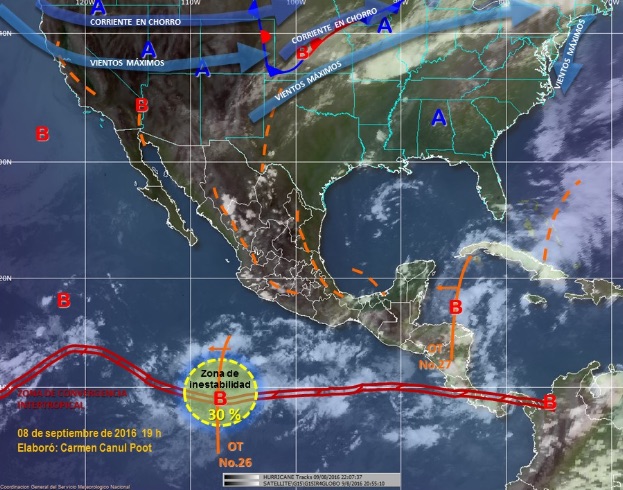 Prevalecerán tormentas puntuales fuertes en Oaxaca
