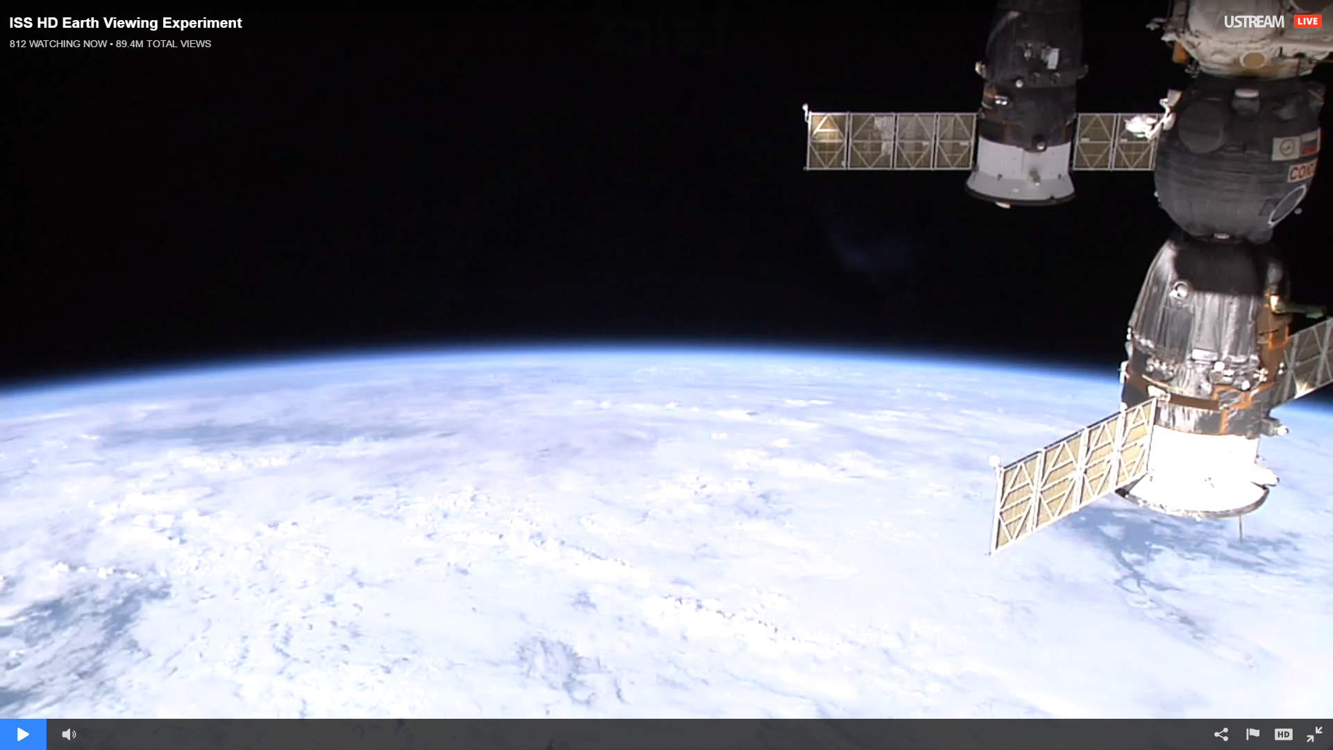 Nuestro planeta visto desde la Estación Espacial Internacional