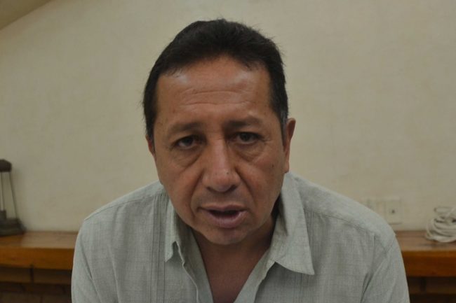 Alejandro Cruz Hernández García, portavoz de las personas inconformes de ser excluidas electoralmente. Foto: Agencia Estación Foto.