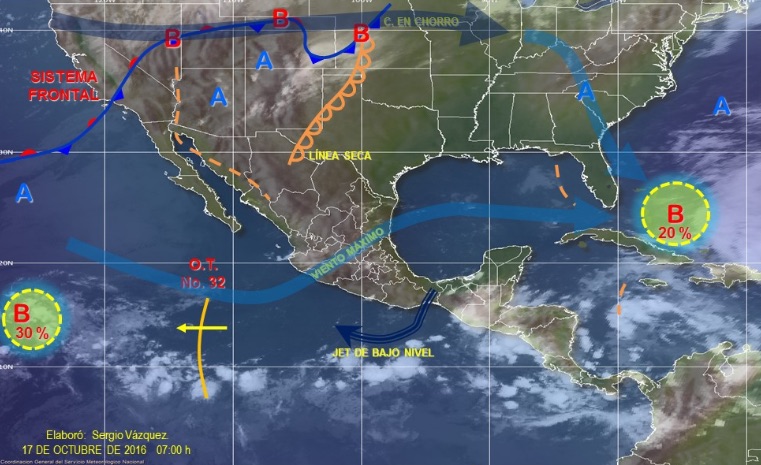 Se esperan temperaturas calurosas y lluvias con intervalos de chubascos en Oaxaca