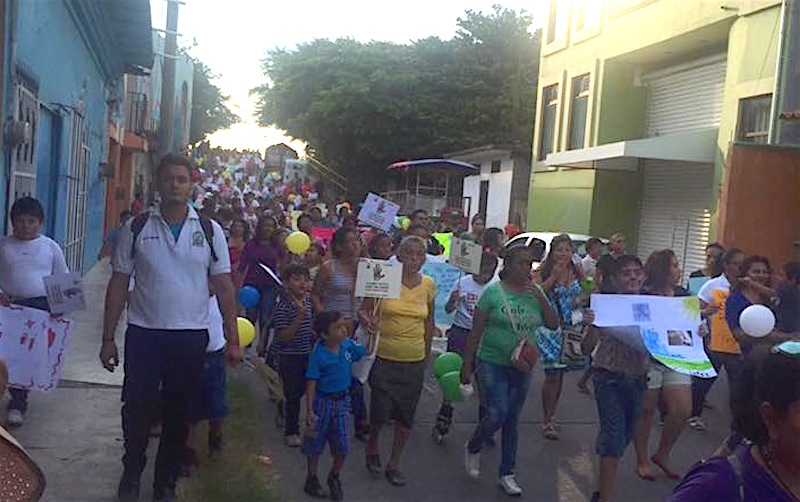 En Juchitán marchan contra el Abuso Sexual Infantil