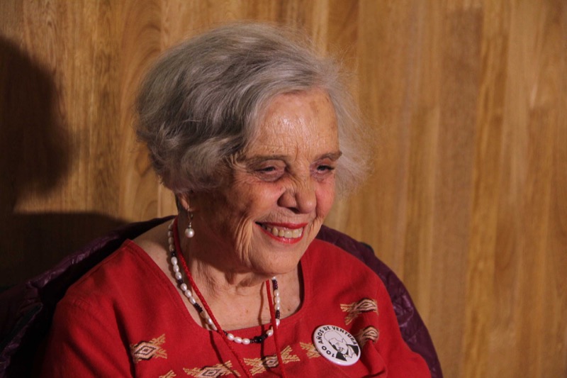 «Yo no voy a chaquetear (y) voy a votar por López Obrador»: Elena Poniatowska
