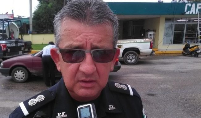 Julián César Henaime, jefe policial federal en la Cuenca del Papaloapan.