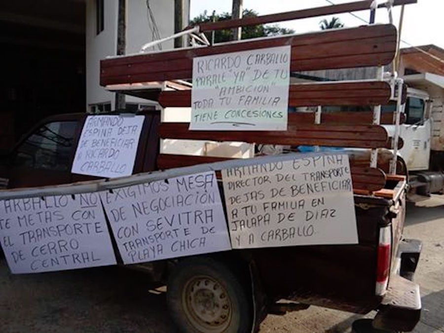 Se agudiza disputa de ruta de transporte en municipios de la Cuenca