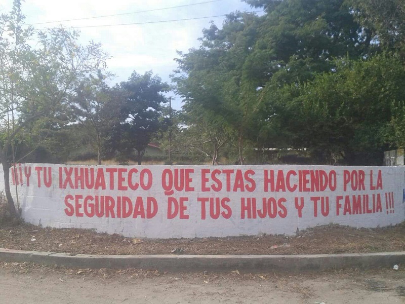 En Ixhuatán se unen para cuidarse ante inseguridad