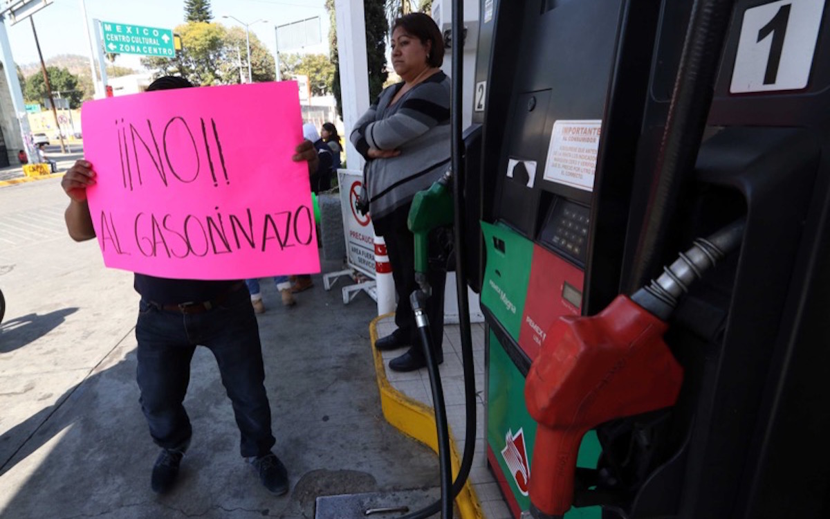 Historia gráfica de las protestas contra gasolina en Oaxaca