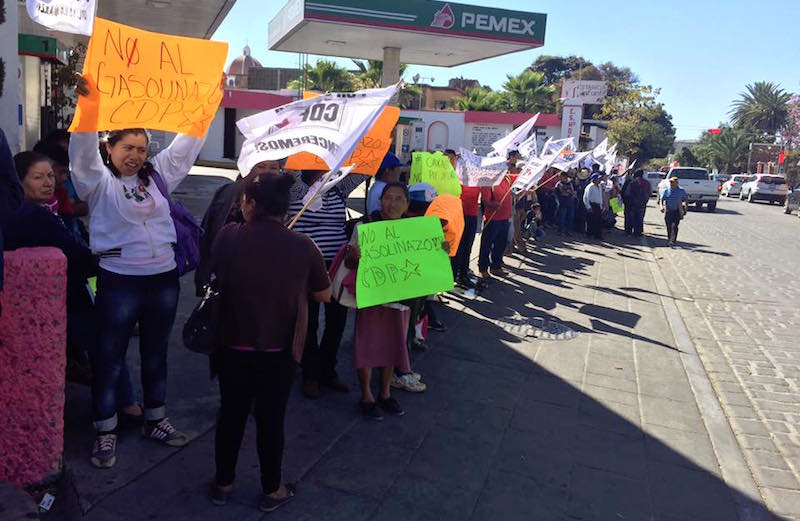 Se manifiestan otra vez ante gasolinazo en el Istmo