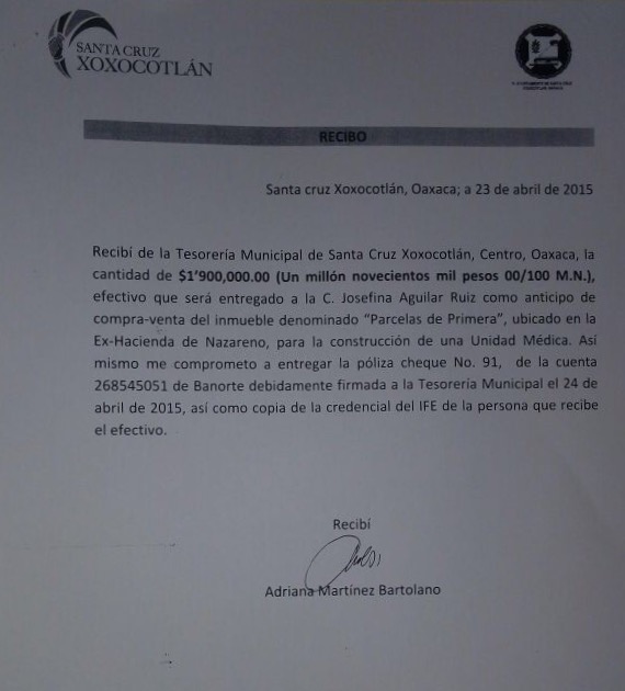 Corrupción y nepotismo de Héctor Santiago; pagó 3.3 mdp por terreno de clínica fantasma