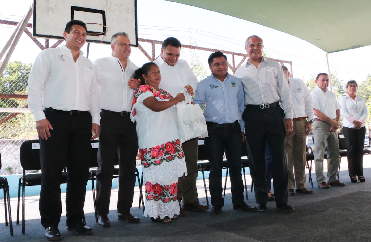 El municipio de Chemax, Yucatán se suma a los 300 que se incorporan al programa de Liconsa a un peso