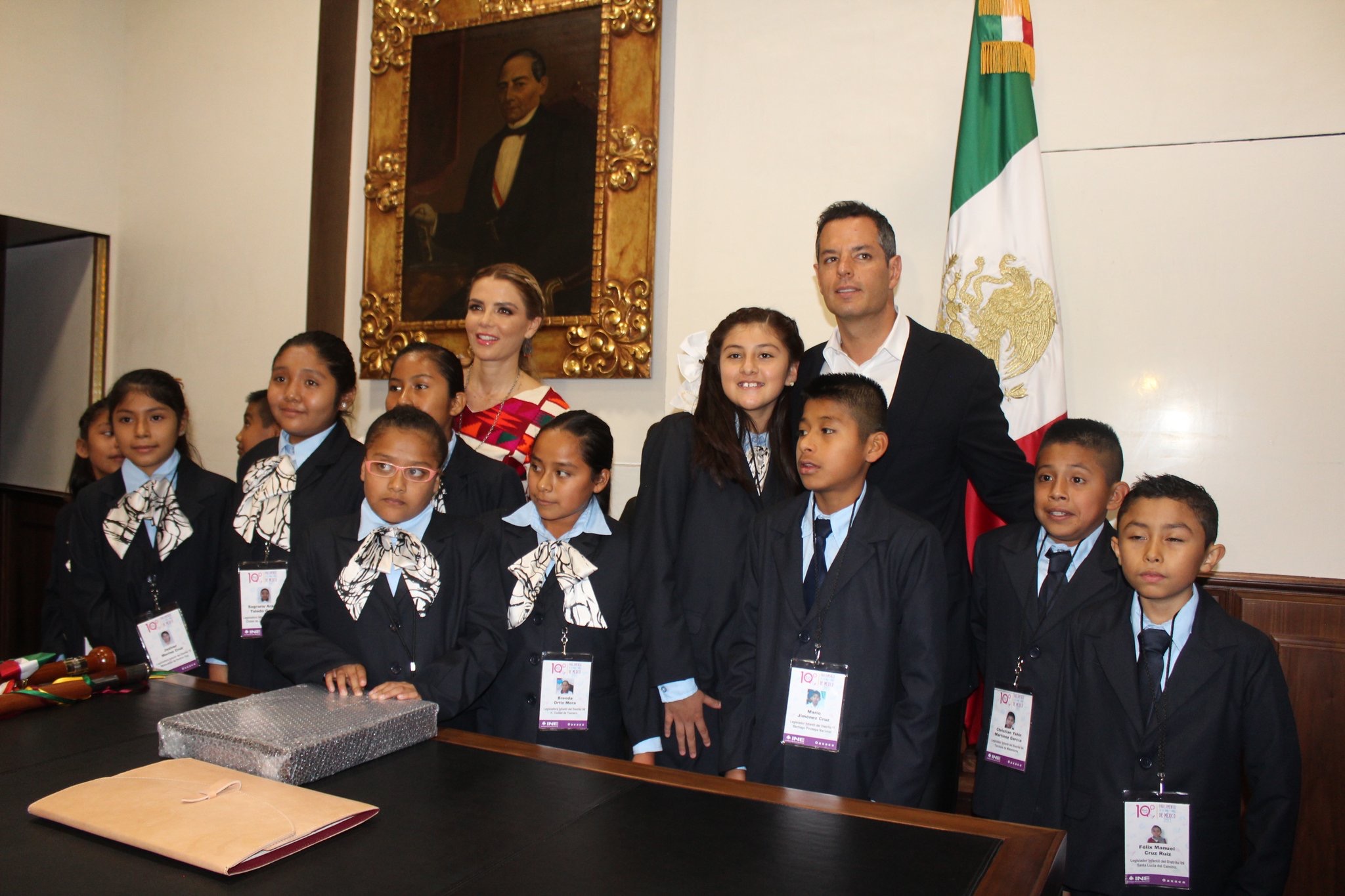 Legislatura infantil oaxaqueña, en el Congreso de la Unión