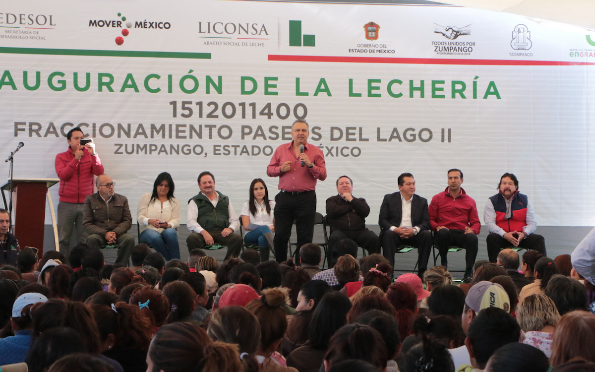 Liconsa cerca de alcanzar los 2 millones de beneficiarios en el Estado de México