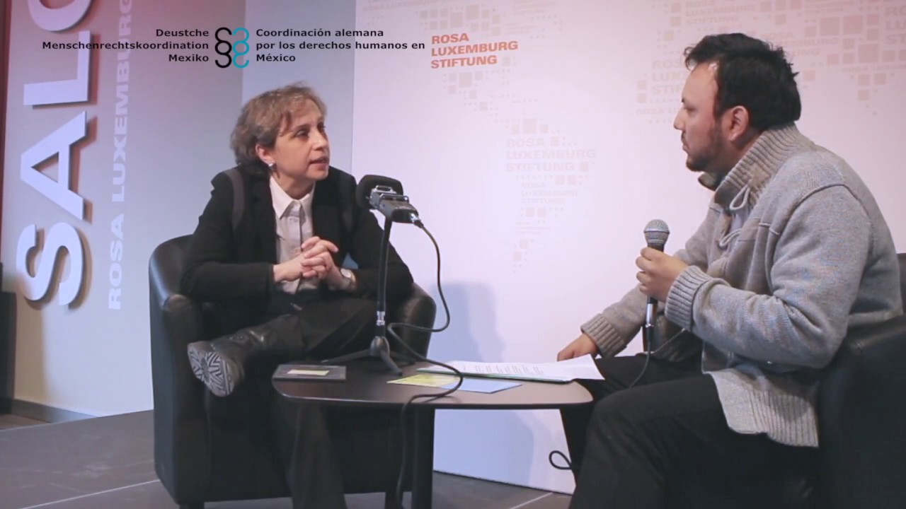 Carmen Aristegui en Alemania, la entrevista con Initiative Mexiko