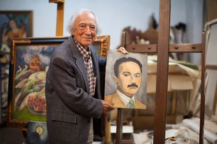 Fallece Arturo Bustos; el artista creador del mural del Palacio de Gobierno de Oaxaca