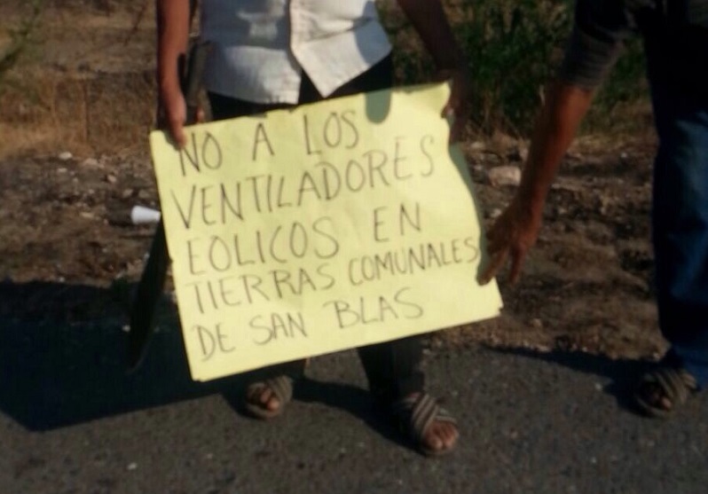 Comuneros de San Blas Atempa rechazan sub estación eléctrica en sus tierras