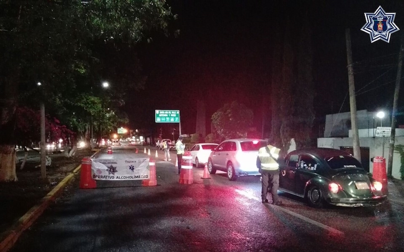 En doble aplicación del Alcoholímetro, 13 conductores fueron sancionados