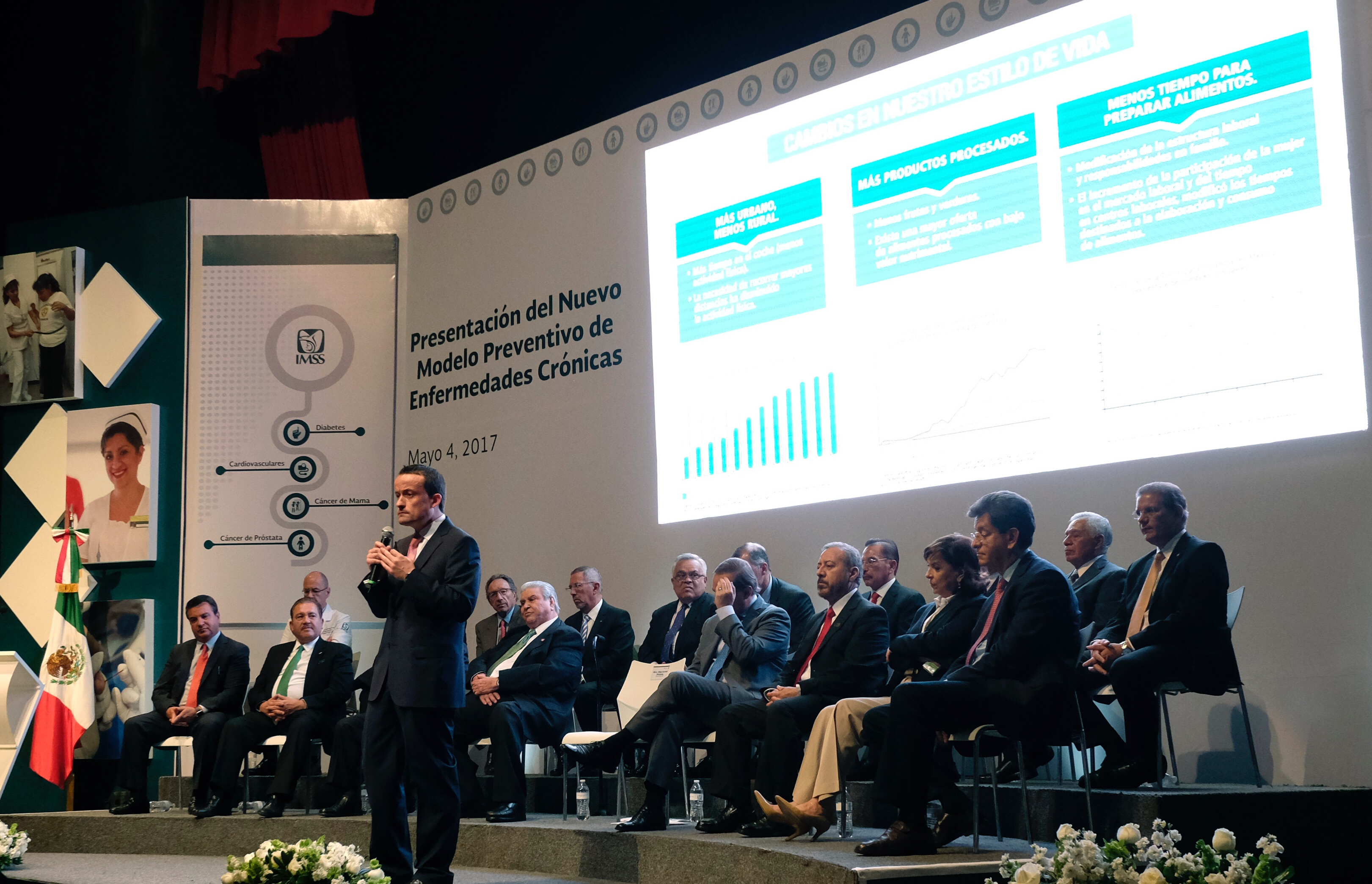 El IMSS anuncia nuevo modelo para prevenir enfermedades crónicas