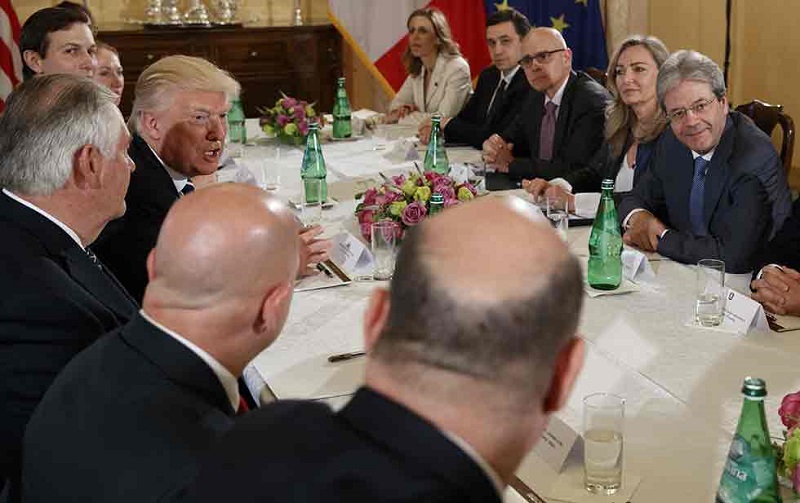 Causa Rusia desencuentro en reunión de Trump con la UE