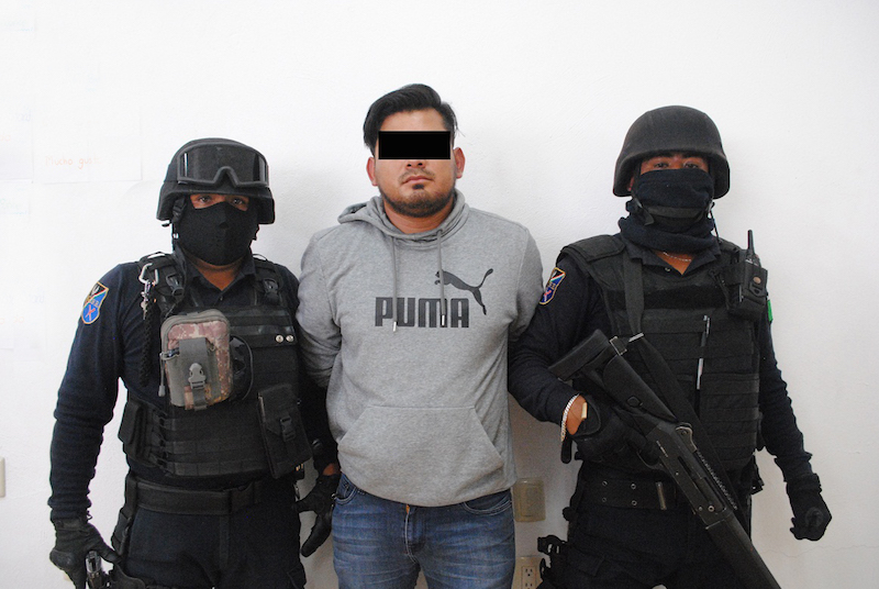 Policía Municipal detiene a presuntos responsables de asalto en institución bancaria de la capital