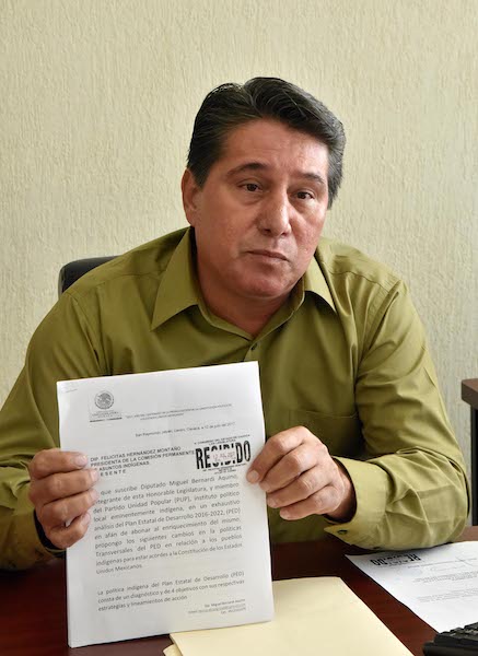 Atención prioritaria para pueblos indígenas y afromexicano: Bernardi Aquino