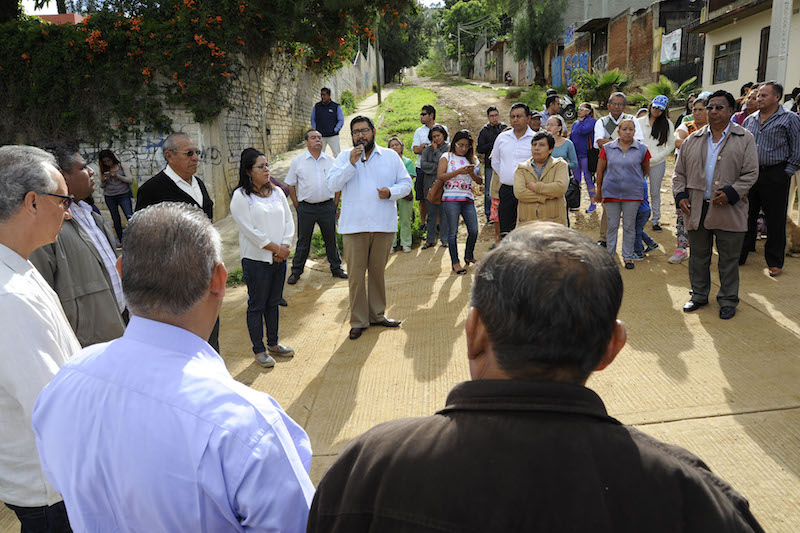 Arrancan trabajos de pavimentación en la colonia Patria Nueva